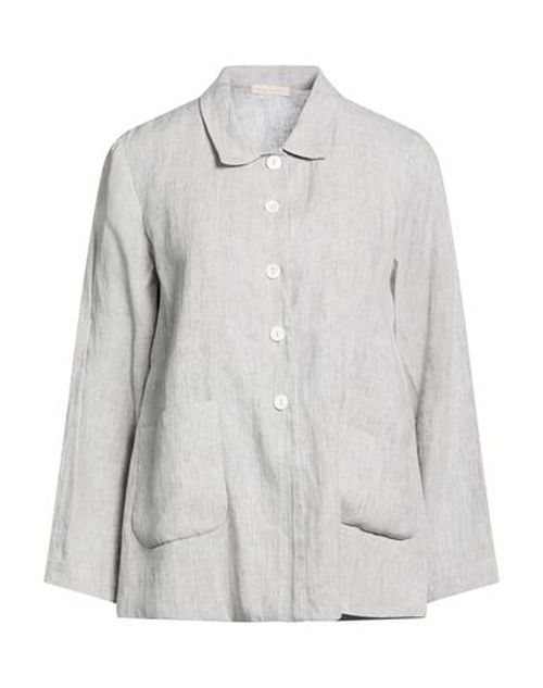 Woman Jacket Grey Size 6 Linen