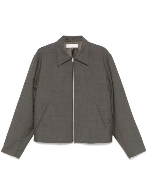 Mini-check pattern jacket - Grey