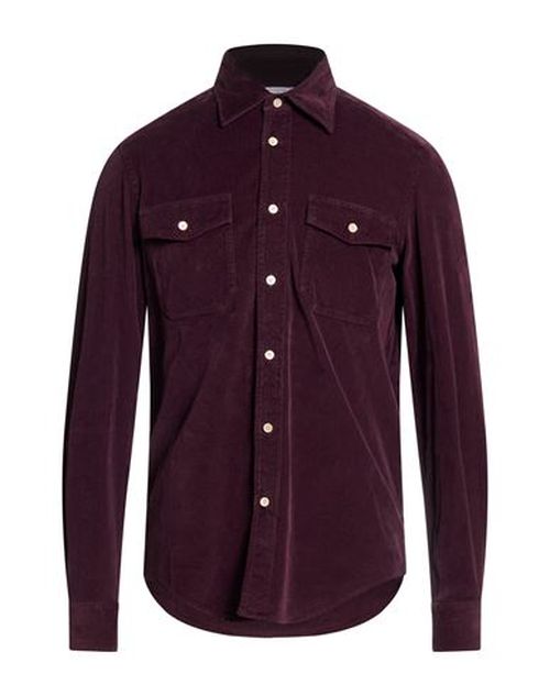 Man Shirt Plum Size 15 ½ Cotton