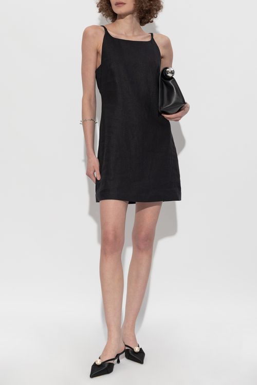 "Neve" Strap Dress, Women's, Black