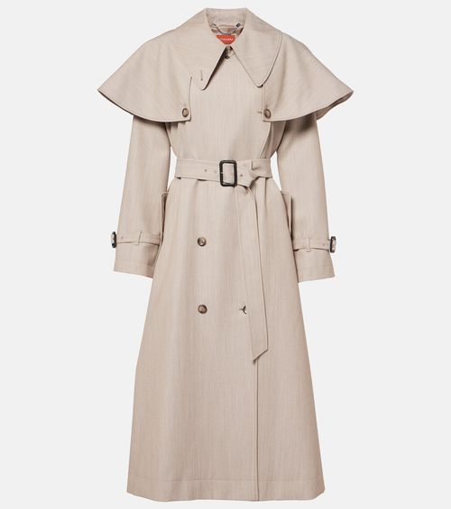 Billie virgin wool trench coat