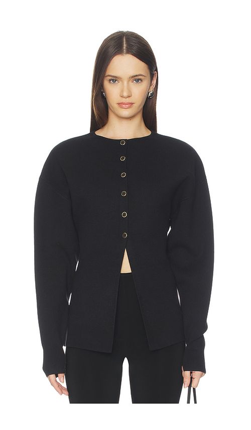 Good American Exaggerated Sleeve Cardigan in Black. XS. Also in XXXXL/4X