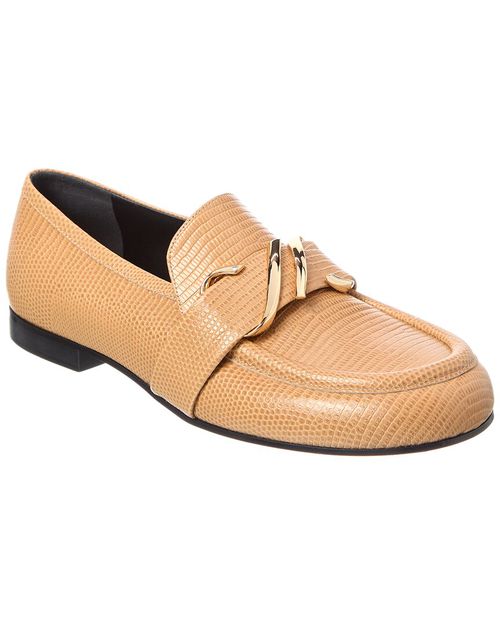 Monogram Plaque Leather Loafer