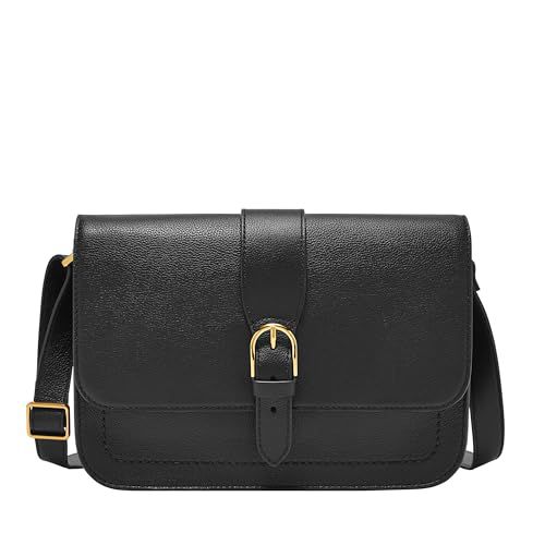 Fossil Women's Zoey Leather Large Flap Crossbody Purse Handbag