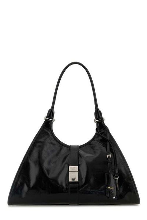 Prada Logo-Printed Large Tote Bag