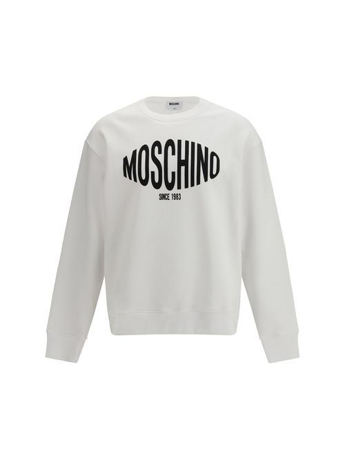 Logo-Print Organic Cotton Sweatshirt — White