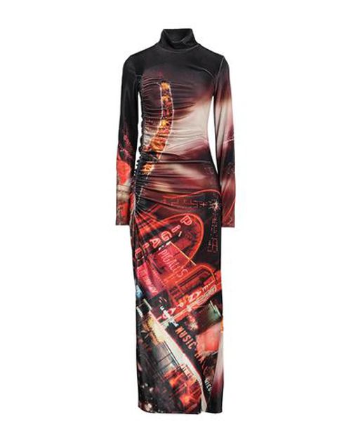 Jean Paul Gaultier Woman Maxi dress Black Size XS Polyamide, Elastane