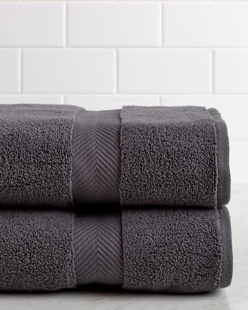 Superior Highly Absorbent Zero Twist 2pc Bath Cotton Sheet Set