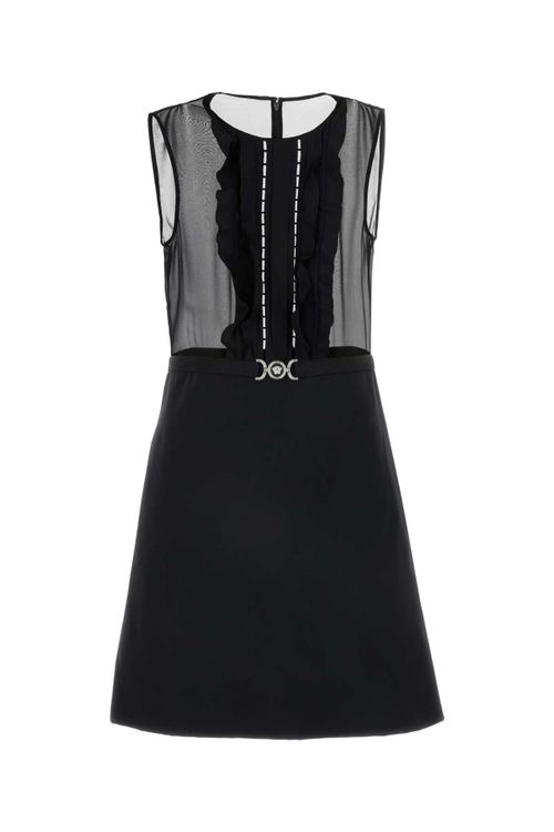 Georgette Dress — Black