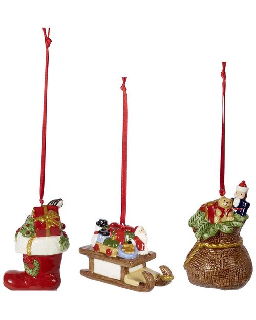 Christmas Nostalgic 3PC Ornament Set