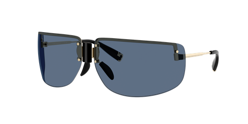Tory Burch Woman Sunglass TY5015M -  Frame color: Shiny Light Gold, Lens color: Navy Blue