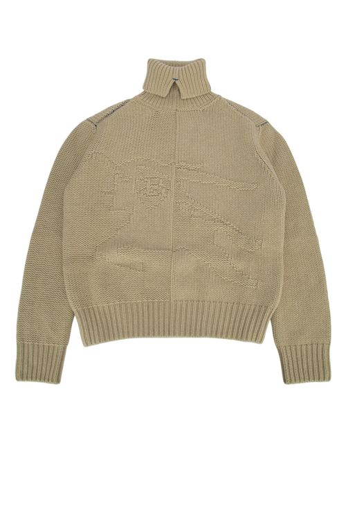 Cashmere Turtleneck Sweater — Green