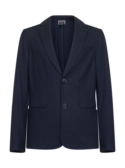 Cashmere Jersey Blazer — Navy