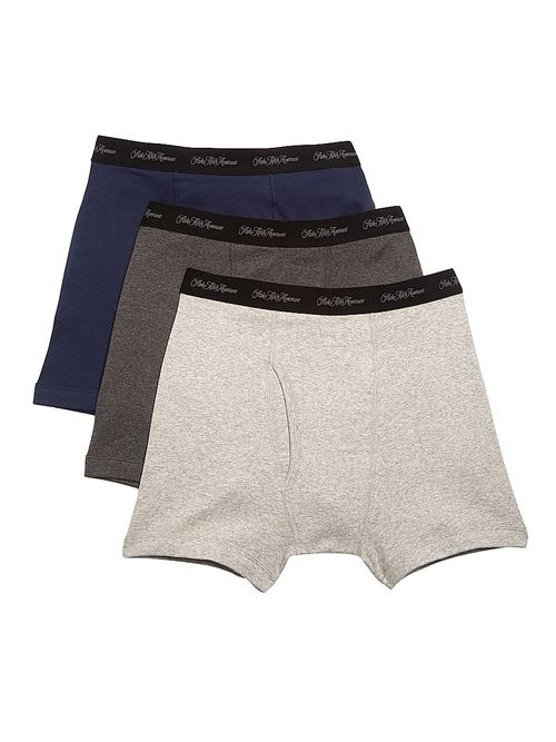 Men's COLLECTION 3-Pack Boxer Briefs - Navy Grey Heather Light Grey Heather