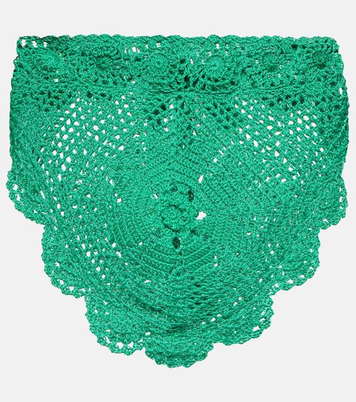 Triangular crochet top