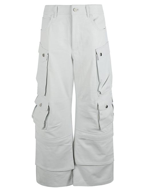 Fermas.Club Women's Leather Cargo Pant