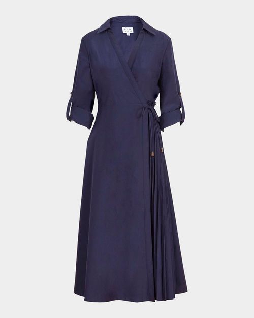 Shivon Midi Wrap Dress