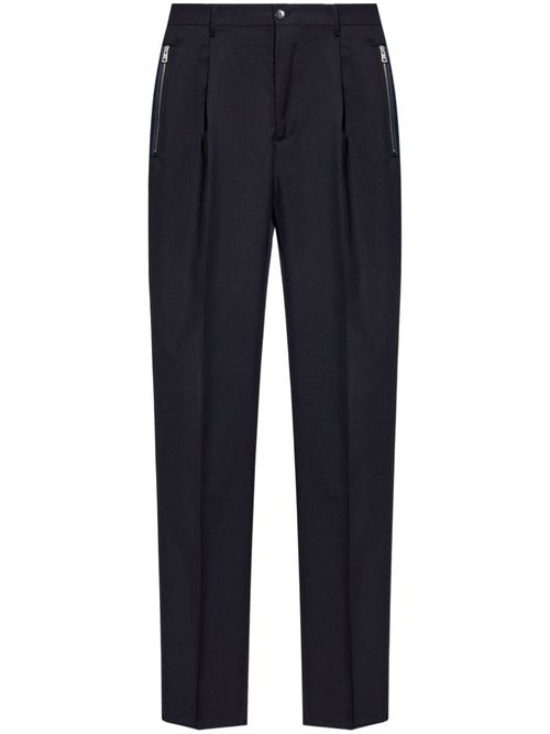 Straight-leg trousers - Blue