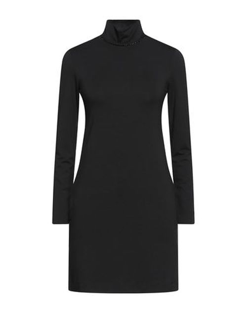 Woman Mini dress Black Size 4 Viscose, Elastane