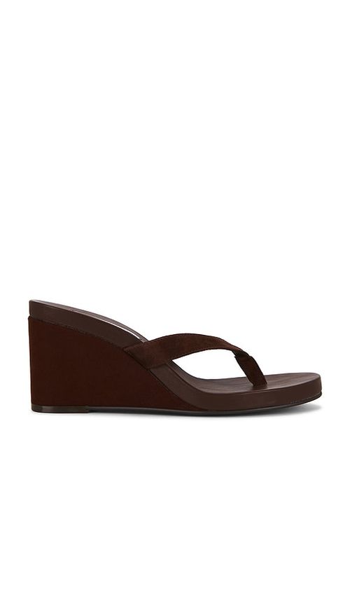Steve Madden Playing Sandal in Chocolate. 10. Also