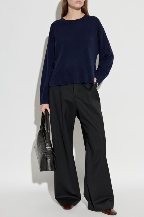 Cashmere Sweater ‘Nicky’, Women's, Navy Blue