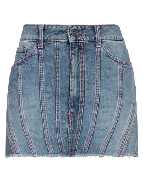 Woman Denim skirt Blue Size 26 Cotton