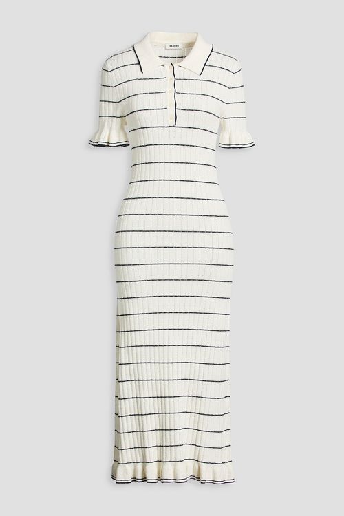 long sleeve black long dress with open back GATHER DETAIL AND OPEN BACK GOWN – David Koma