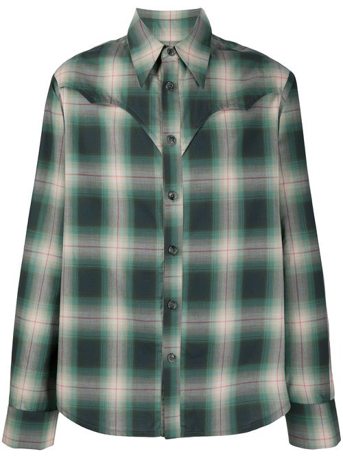 Wings check shirt - Green