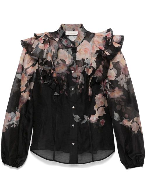 Crush blouse - Black
