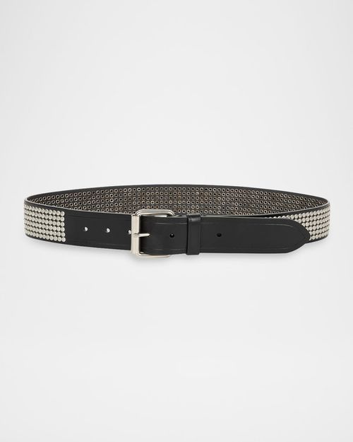 Men's Studded Leather Belt