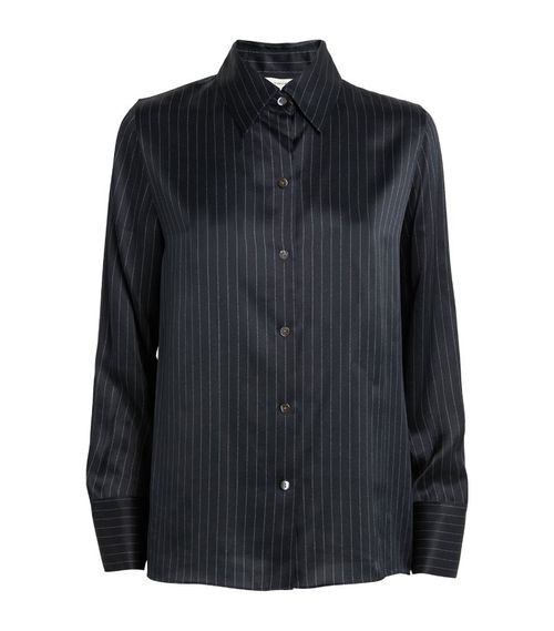 Silk Pinstripe Shirt