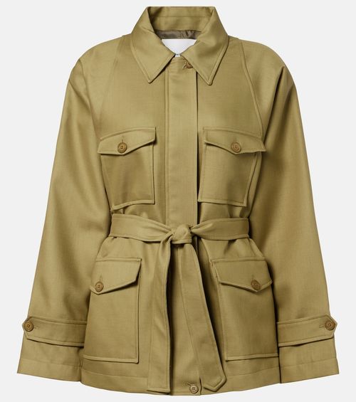 Kelia belted padded jacket
