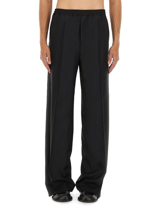 COUTURE Embroidered Wool Canvas Pants