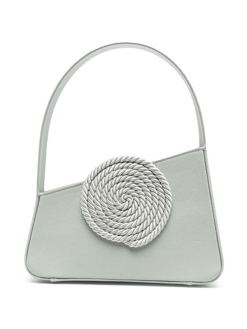 Albert leather shoulder bag - Grey