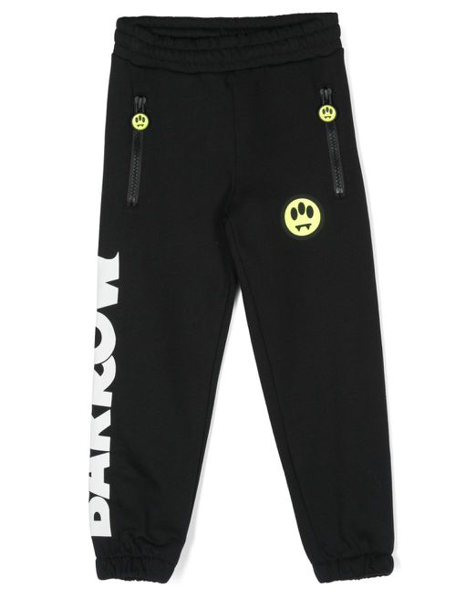 Logo-print track pants - Black