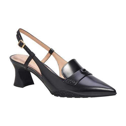 Coach Women's Nikola Leather Hybrid Slingback Pump