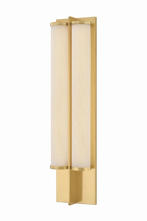 Aged Brass LED Wall Sconce from the Northfield Collection