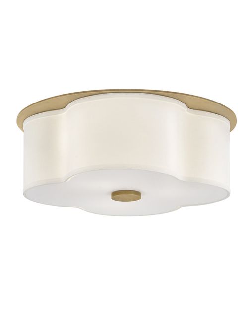 Heritage Brass LED Flush Mount from the Delaney Collection