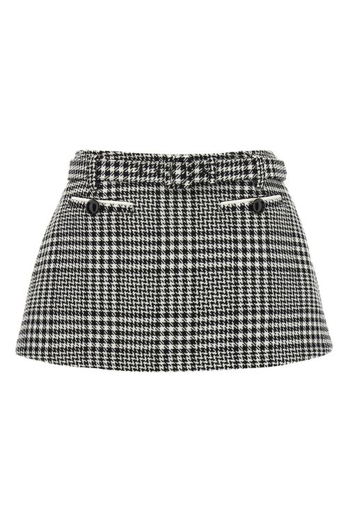 Bouclé Wool Skort