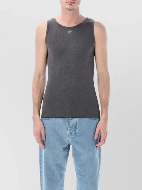 Erl - ribbed tank top sleeveless design