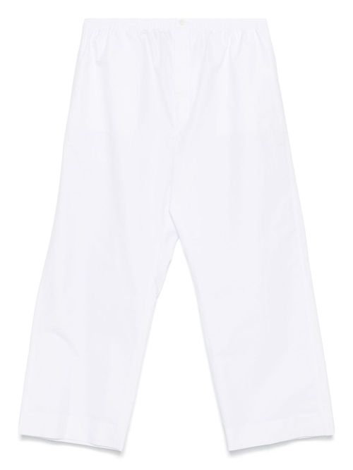 Carven poplin trousers - White