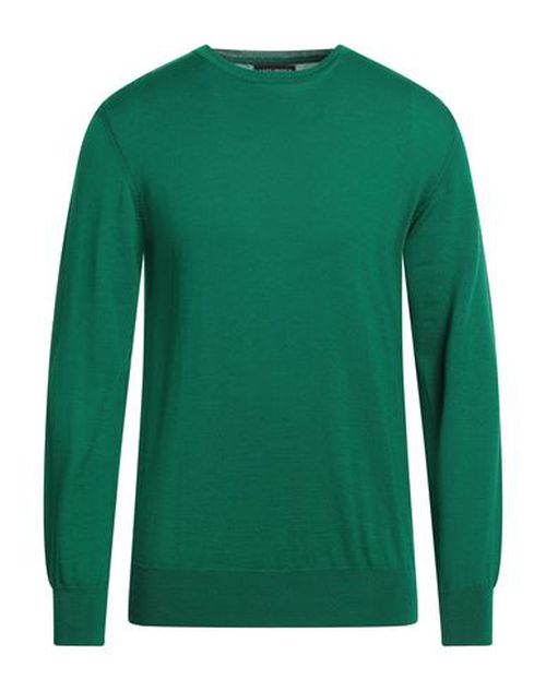 Man Sweater Green Size XL Merino Wool