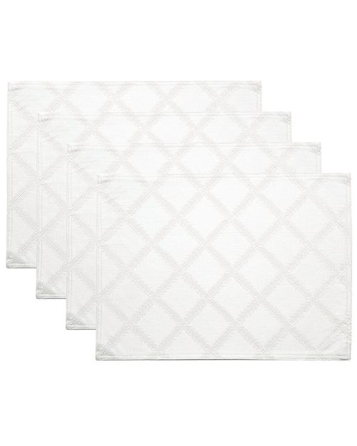 Set Of 4 Laurel Leaf Placemats