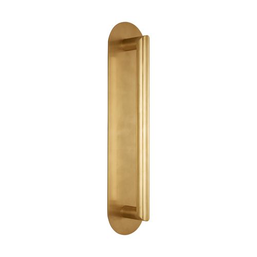 Natural Brass LED Wall Sconce from the Fielle Collection