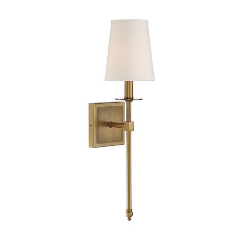 Savoy House Monroe Wall Sconce in Warm Bras
