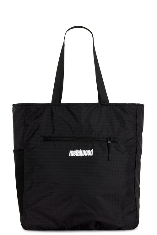 Metalwood Studio Pocketable Tote in Black - Black. a