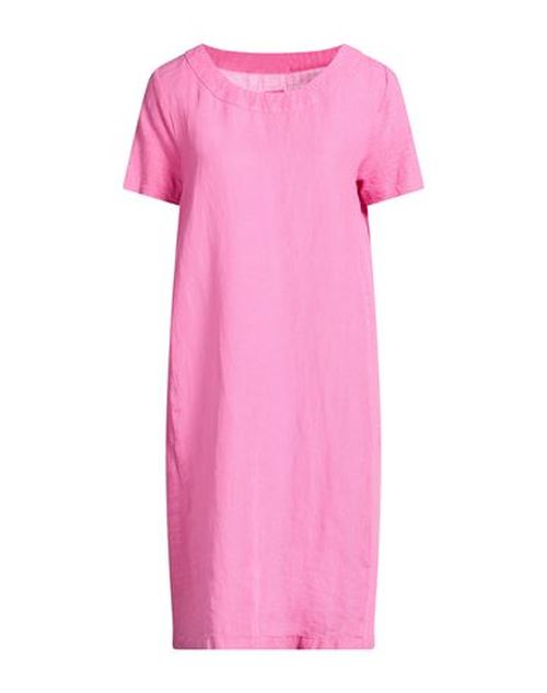 Woman Mini dress Fuchsia Size 6 Linen