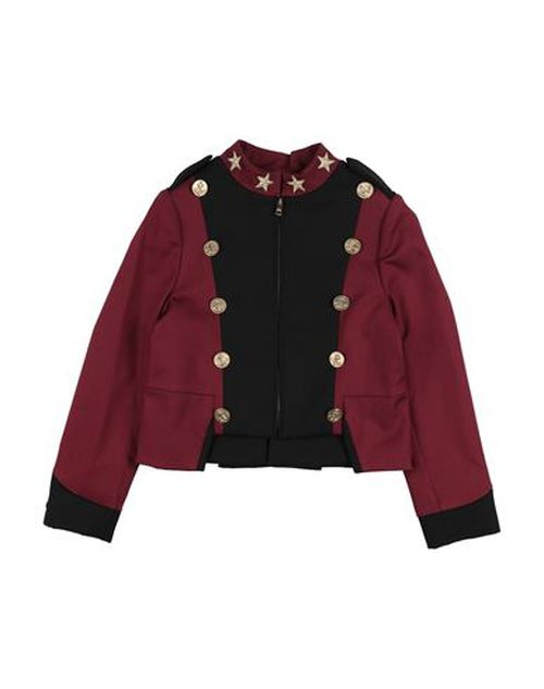 Dolce & gabbana Kid Girl Jacket Burgundy Size 11 Cotton, Virgin Wool, Elastane