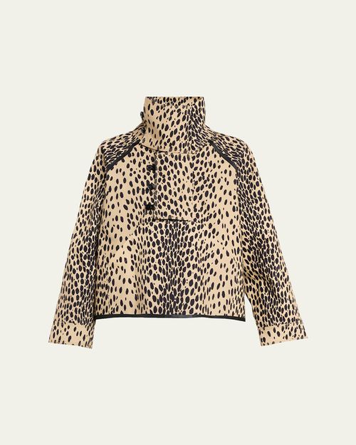 Spotted Cotton Fisherman Coat