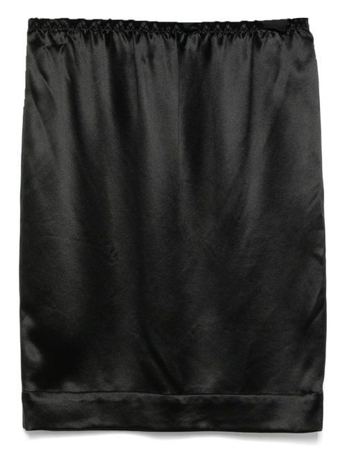 Lanvin Pre-Owned 2009 silk mini skirt - Black